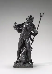 Neptune with a Hippocamp, model 1652, cast probably 1652/1680s. Creator: Michel Anguier