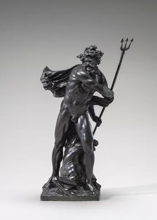 Neptune with a Hippocamp, model 1652, cast probably 1652/1680s. Creator: Michel Anguier