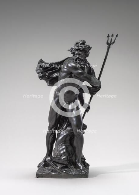 Neptune with a Hippocamp, model 1652, cast probably 1652/1680s. Creator: Michel Anguier.