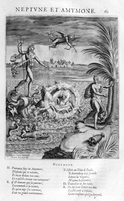 'Neptune and Amymone', 1615. Artist: Leonard Gaultier
