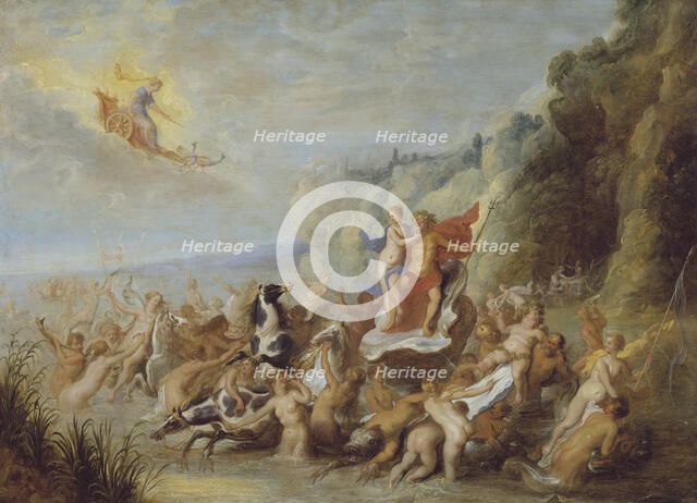 Neptune and Amphitrite, 17th century. Creator: Abraham Jansz van Diepenbeeck.