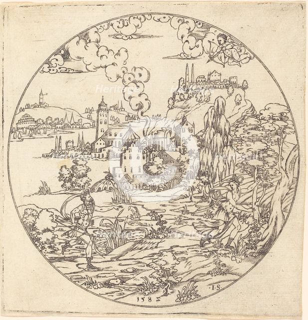 Neptune and Arethusa. Creator: Master I.S..