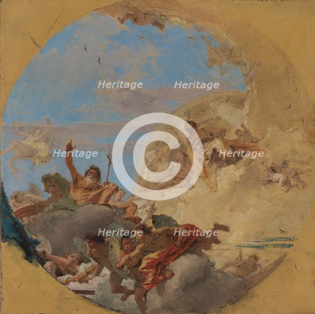 Neptune and the Winds. Creator: Giovanni Battista Tiepolo.