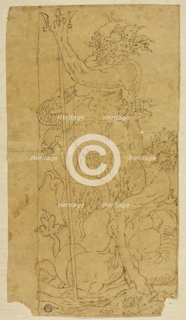 Neptune and Triton, n.d. Creator: Unknown.