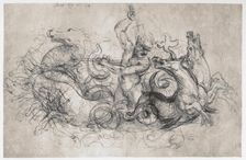 Neptune c1504. Artist: Leonardo da Vinci