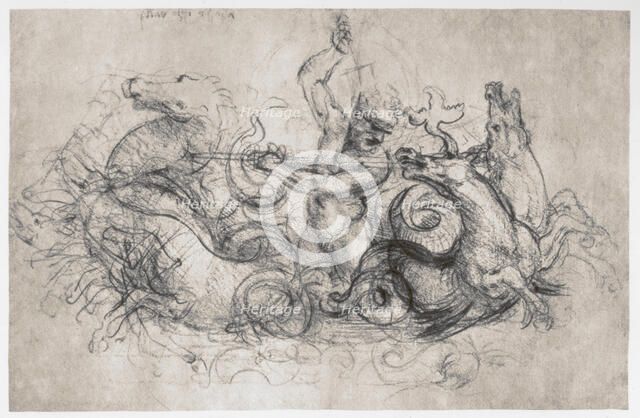 'Neptune', c1504. Artist: Leonardo da Vinci