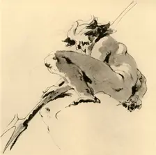 Neptune c1740, (1928). Artist: Giovanni Battista Tiepolo