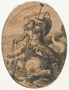 Neptune. Creator: Hendrick Goltzius (Dutch, 1558-1617)