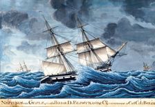 Neptune from Gefle, 1830. Creator: Ole Johnsen Seboy