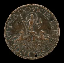 Neptune in a Sea-Car [reverse]. Creator: Lysippus Junior