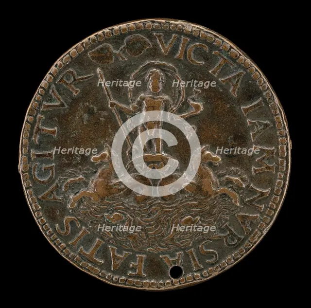 Neptune in a Sea-Car [reverse]. Creator: Lysippus Junior.