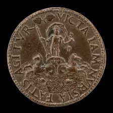 Neptune in a Sea-Car [reverse]. Creator: Lysippus Junior