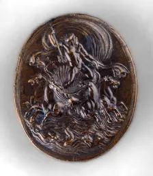 Neptune in his chariot (Quos Ego), c1530-1540. Artist: Giovanni Bernardi da Castelbolognese