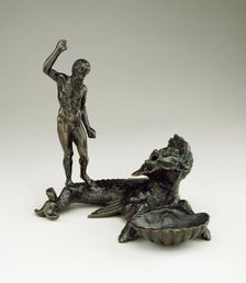 Neptune on a Sea Monster, between 1500 and 1510. Creator: Severo Calzetta da Ravenna