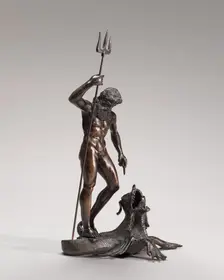 Neptune on a Sea Monster, c. 1500/1509. Creator: Severo Calzetta da Ravenna