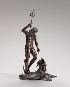 Neptune on a Sea Monster, c. 1500/1509. Creator: Severo Calzetta da Ravenna