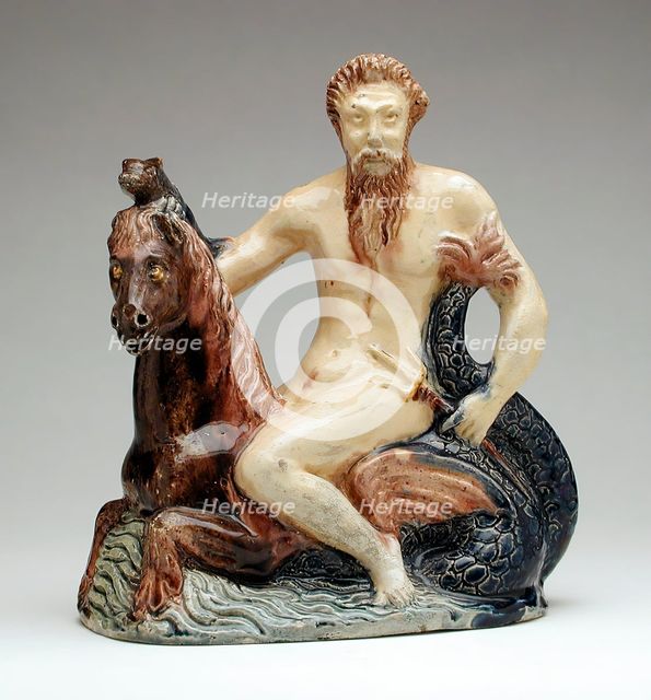 Neptune on a Seahorse, between 1560 and 1620. Creator: Unknown.