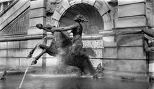 Neptune's Fountain, Library of Congress, Washington, D.C., c.between 1910 and 1920. Creator: Unknown