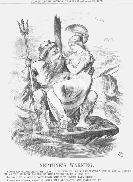 'Neptune's Warning', 1875. Artist: Joseph Swain