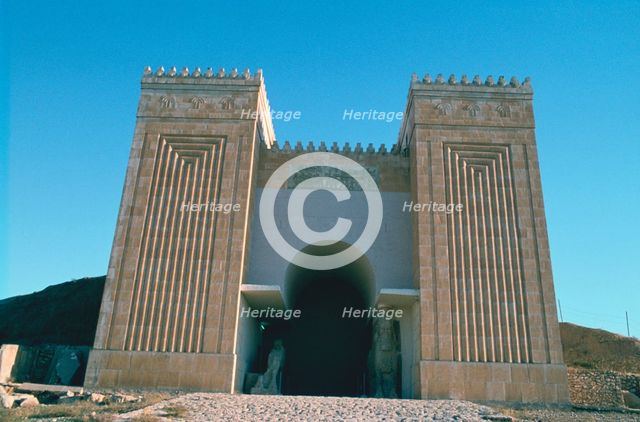 Nergal Gate, Nineveh, Iraq, 1977. Creator: Vivienne Sharp.