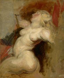 Nereid, 1822. Creator: Eugene Delacroix