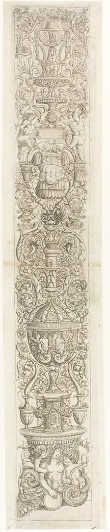 Nereid Ridden by Two Children, plate six of Twelve Ornament Panels, 1505/15. Creator: Giovan Pietro Birago