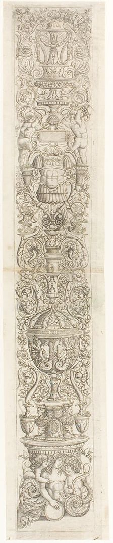 Nereid Ridden by Two Children, plate six of Twelve Ornament Panels, 1505/15. Creator: Giovan Pietro Birago