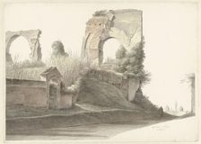 Nero's Aqueduct in Rome, c.1809-c.1812. Creator: Josephus Augustus Knip