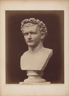 Nero (Lucius Domitius Ahenobarbus Nero), 1880s. Creator: Giacomo Brogi