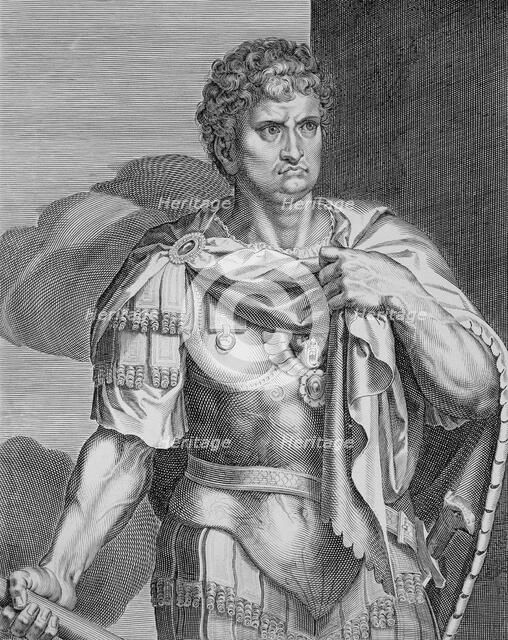Nero, Roman Emperor, (c1590-1629). Artist: Aegidius Sadeler II