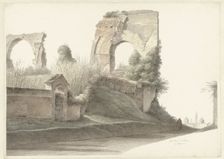 Nero's Aqueduct in Rome, c.1809-c.1812. Creator: Josephus Augustus Knip