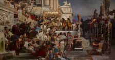 Nero's Torches, 1876. Creator: Henryk Siemiradzki