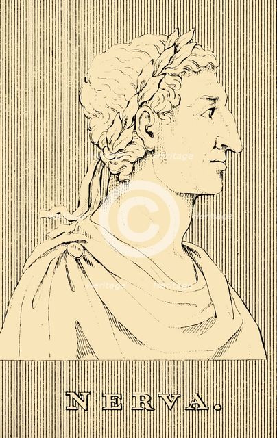 'Nerva', (30-98 AD), 1830. Creator: Unknown.