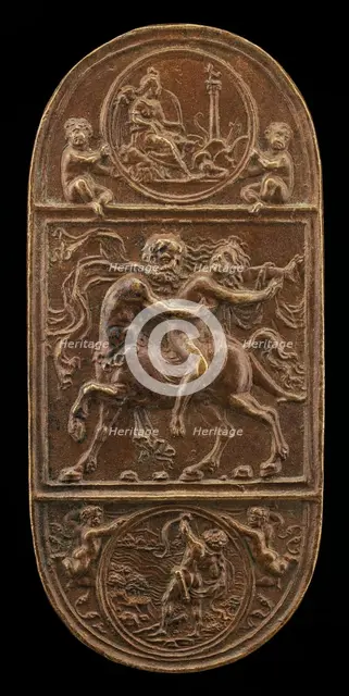Nessus and Deianira, late 15th - early 16th century. Creator: Moderno.