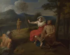 Nessus and Dejanira, ca 1705. Artist: Boullogne, Louis de, the Younger (1654-1733)