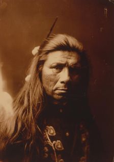 Nespilim man, c1904. Creator: Edward Sheriff Curtis