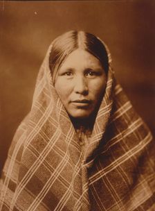 Nespilim woman, c1905. Creator: Edward Sheriff Curtis