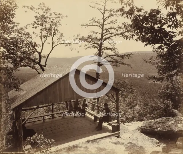 Nesquehoning Valley, From Packer's Point, c. 1895. Creator: William H Rau.