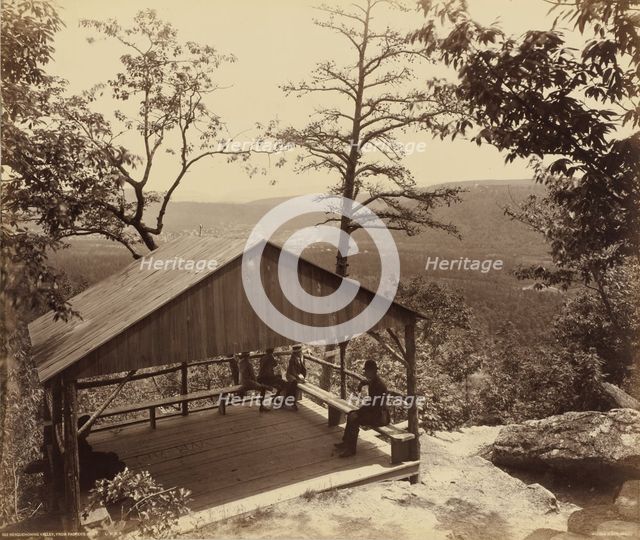 Nesquehoning Valley, From Packer's Point, c. 1895. Creator: William H Rau.