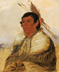 Ni-a-có-mo, Fix With the Foot, a Brave, 1830. Creator: George Catlin