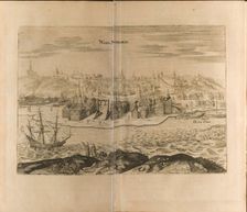 Nizhny Novgorod (Illustration from Travels to the Great Duke of Muscovy and the King of Persia by Artist: Rothgiesser, Christian Lorenzen (?-1659)