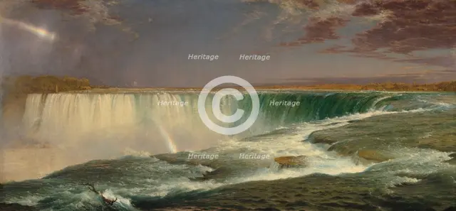 Niagara, 1857. Creator: Frederic Edwin Church.