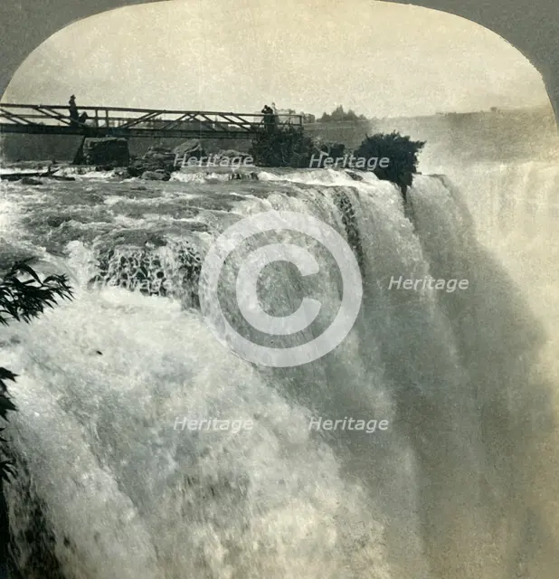 '"Niagara! Wonder of this western world..." Niagara Falls. N.Y., U.S.A.', 1897.  Creator: Unknown.