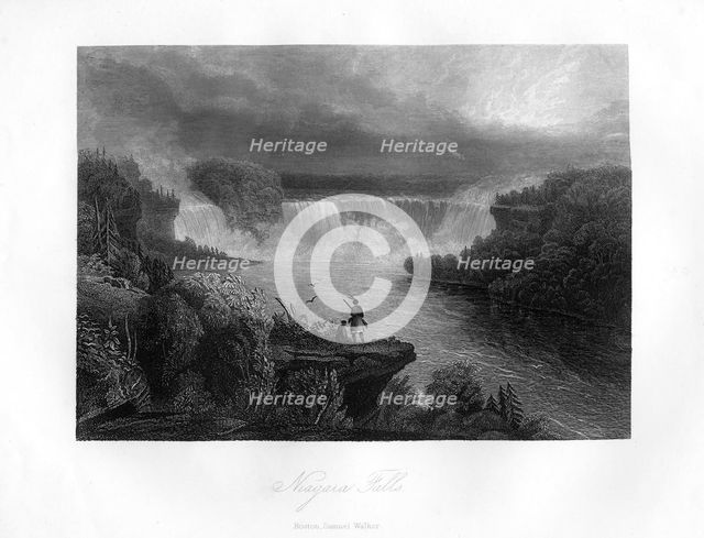 Niagara Falls, 1855. Artist: Unknown