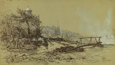 Niagara Falls, 1862. Creator: Harry Fenn