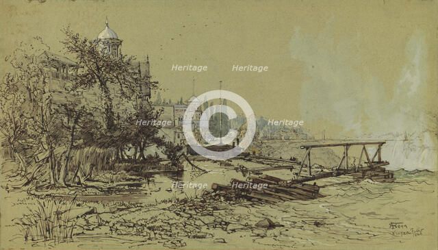 Niagara Falls, 1862. Creator: Harry Fenn.