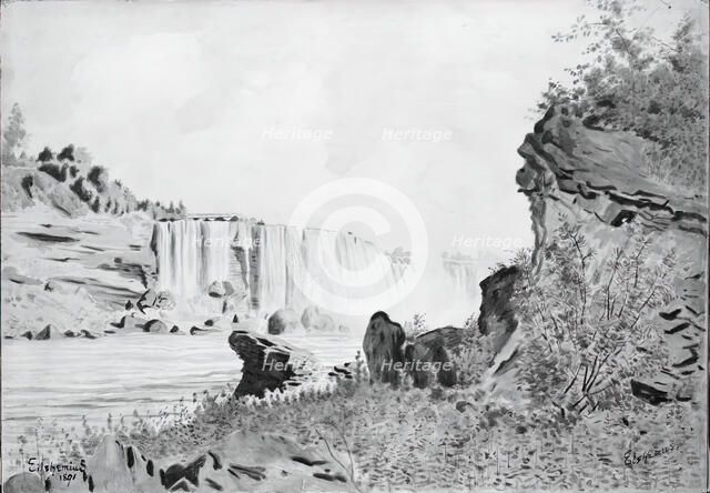 Niagara Falls, 1891. Creator: Louis Michel Eilshemius.