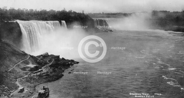 Niagara Falls, USA/Canada, c1930s(?).Artist: Marjorie Bullock