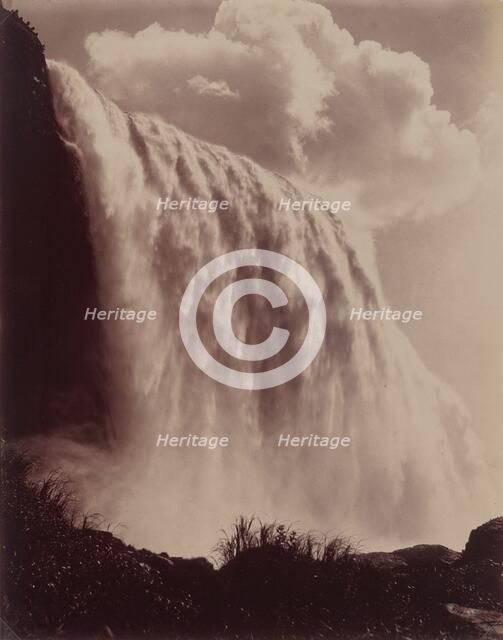 Niagara Falls, c. 1880. Creator: Charles Bierstadt.