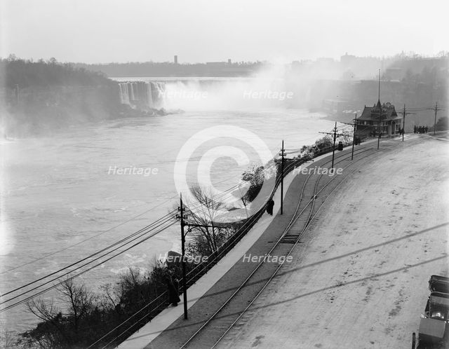 Niagara Falls from Clifton Hotel, Niagara Falls, Ont., between 1900 and 1915. Creator: Unknown.